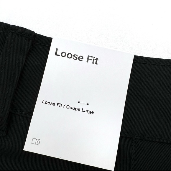 Nike Life Loose Fit Black Chino Pants Men’s Size 32 Medium Cotton New NWT - Picture 7 of 10